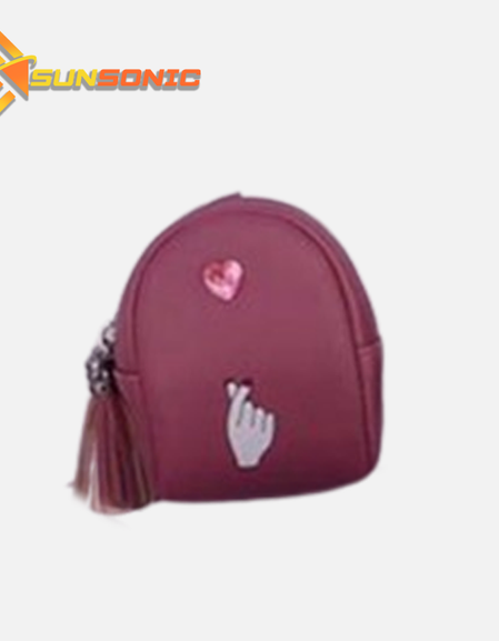 J151 Finger Heart Design Cute Coin Purse Key Chain