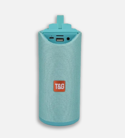 T&G TG-113A Bluetooth V5.0 Super Bass Splashproof Wireless Speaker support TF Card, USB, AUX In, FM Radio, Hands-Free Call Function 500 mAh