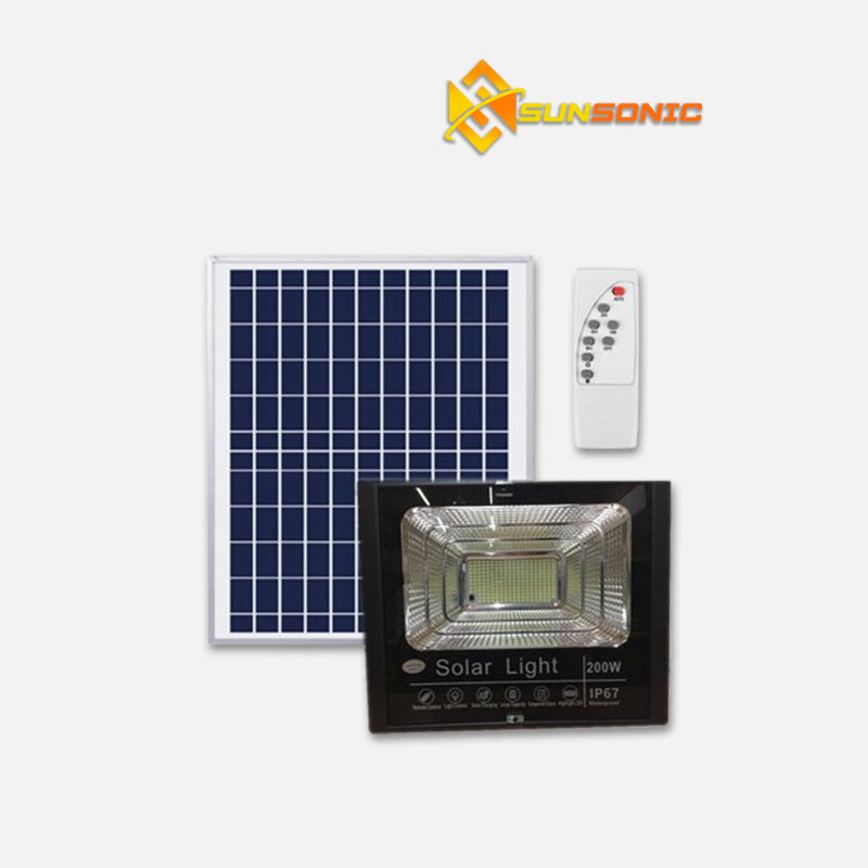 200W Solar Light Outdoor Waterproof Solar Lights Led Flood Lamp With Remote