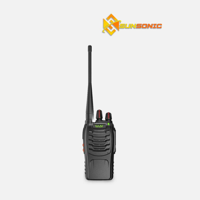 WLN KD-C888S 5W 16 Channel VHF/UHF 400-470MHz Two Way Walkie Talkie Radio with Torchlight & Detachable Antenna