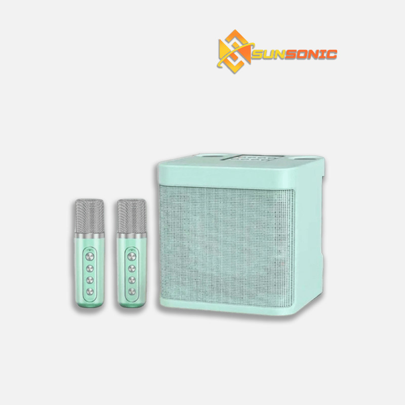WLN KD-203 Portable Professional Karaoke Wireless Bluetooth Speaker With Dual Wireless Microphone