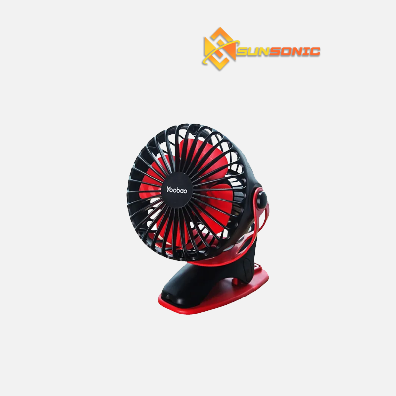 Yoobao Y-F04 Multi Functional Portable Rechargeable Strong Wind Cooling Hand-held Portable Electric Fan Foldable Table Fan Desk Fan Cooling Fan Clip Fan