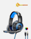 OVLENG GT66 E-Sports Running RGB Backlight Gaming Stereo Surround Sound Lightweight Ergonomic Headphones with USB+ 3.5mm jack and Adjustable Microphone