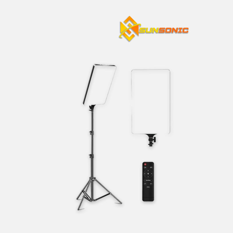16/19/24 Inch Led Video Panel Light Ultra Brightness Video Dimmable Photography Lamp Tripod Stand