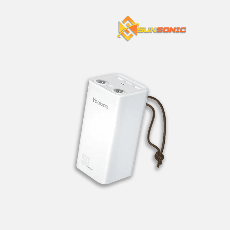 Yoobao H5 50000mAh 185Wh One Input Four Output SCP 22.5W PD20W Multi-Function High Capacity Fast Charging Power Bank With LED Flashlight