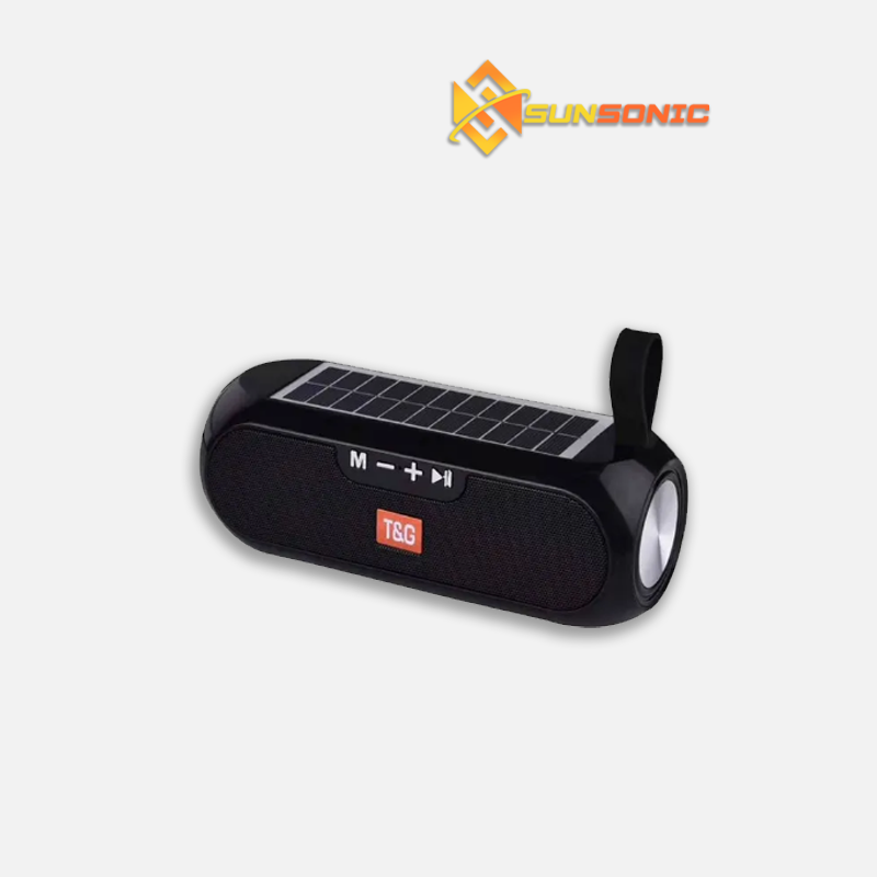 T&G TG-182 TWS Bluetooth V5.0 Portable Wireless Hifi Speaker support TF Card, USB, AUX In, FM Radio, Hands-Free Call Function Portable Bluetooth Speaker with Solar Panel