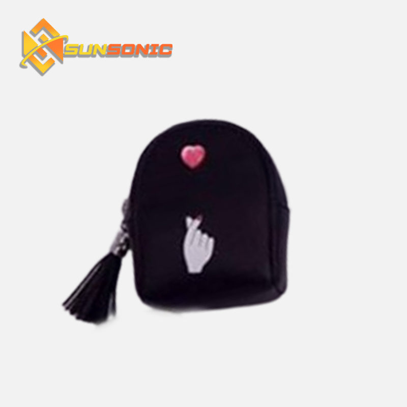 J151 Finger Heart Design Cute Coin Purse Key Chain