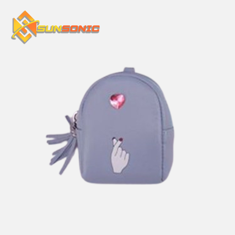 J151 Finger Heart Design Cute Coin Purse Key Chain