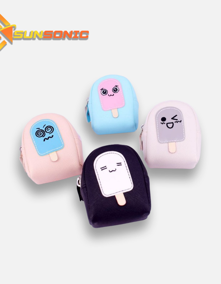 Popsicle Design Cute Coin Purse Key Chain
