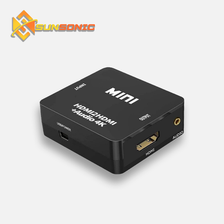 1080p Mini Hdmi2Hdmi Hd Converter Hdmi Audio Extractor Adapter For Pc Laptop Hdtv