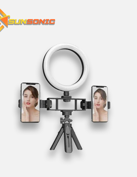 Sunsonic K316 Live Broadcasting Bracket Selfie Ring Light With Tripod