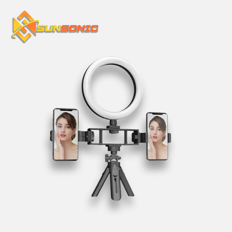 Sunsonic K316 Live Broadcasting Bracket Selfie Ring Light With Tripod