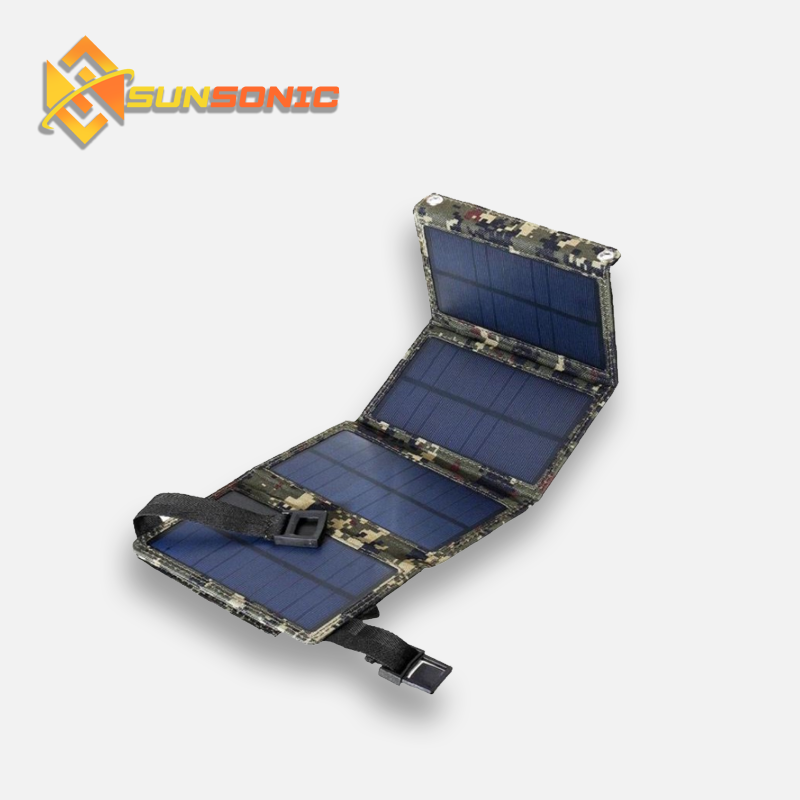 10W Portable Waterproof Monocrystalline Foldable Mini Solar Panel with USB Port